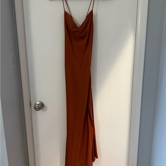 Astr Rust Midi Dress - Picture 4 of 4